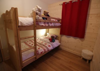 Le Hameau du Pontet - Chambre Mouflon avec 1 lit superposé niveau -1